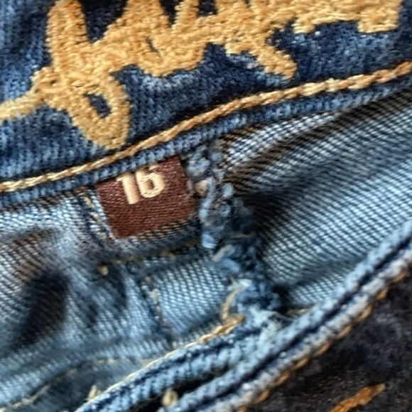 Kut from The Kloth Sammie Straight Leg Jeans Size 16 - Picture 6 of 6